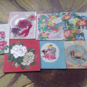 Lot 54 used Greeting Cards Valentines Easter Mother Fathers Day scrapbook crafts